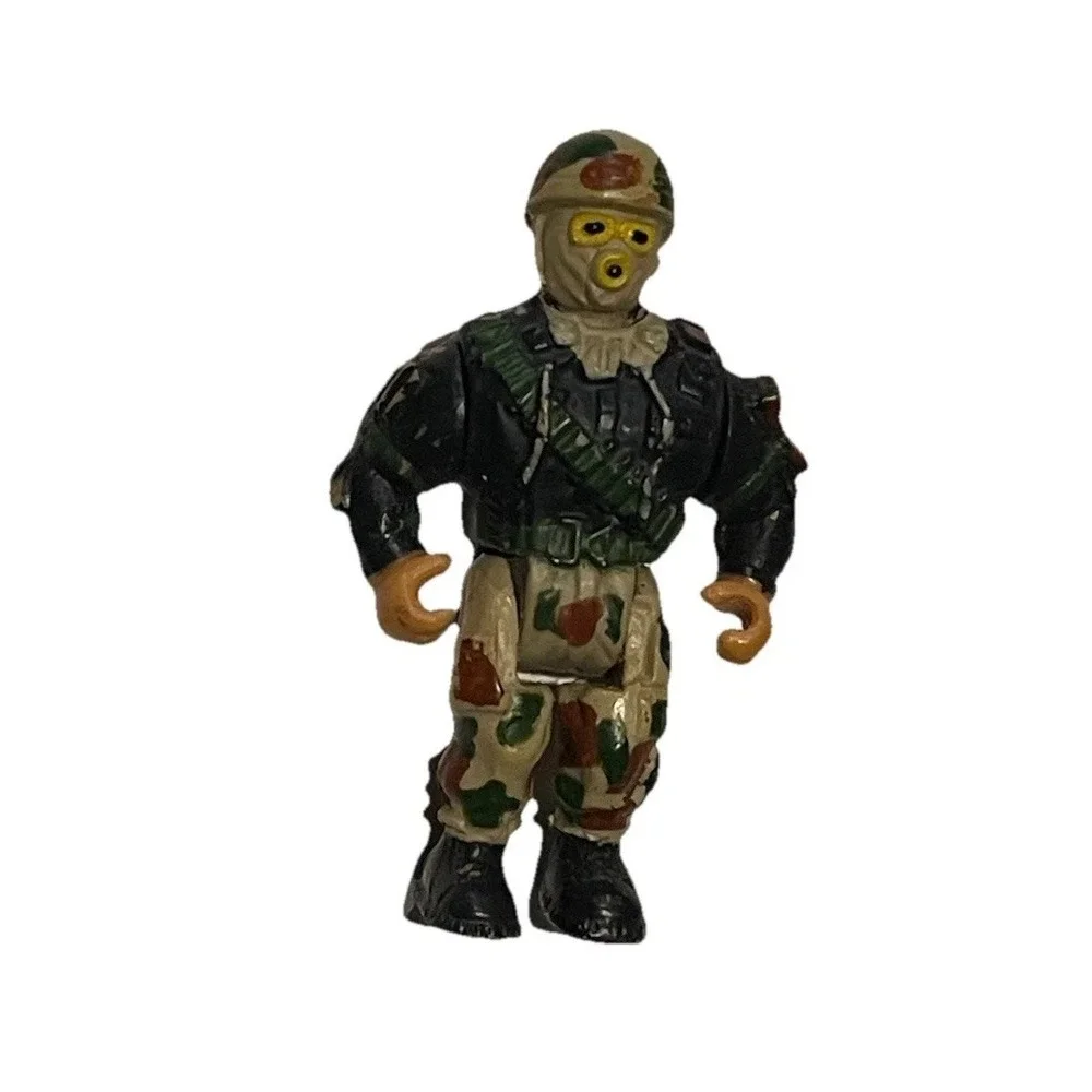 Generic Action Figure 2 Inch Green Camo Fair USN Military Muscle Man Toy